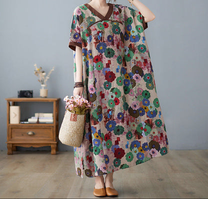 Robe Bohème Fleurie – Légèreté & Élégance Naturelle