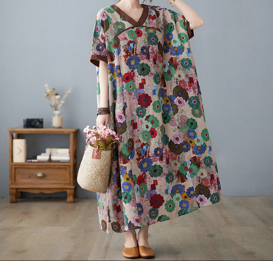 Robe Bohème Fleurie – Légèreté & Élégance Naturelle