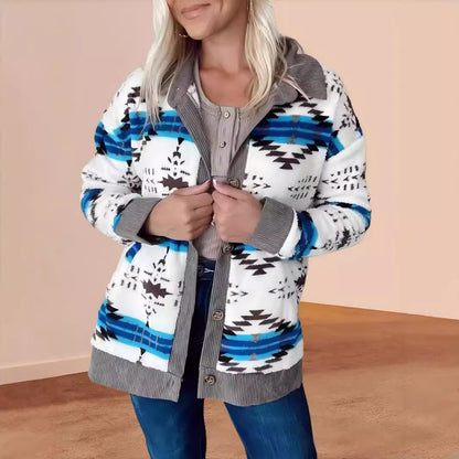 T-shirt Géométrique Contrasté