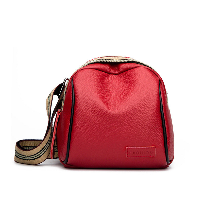 Sac Carré Chic en Cuir