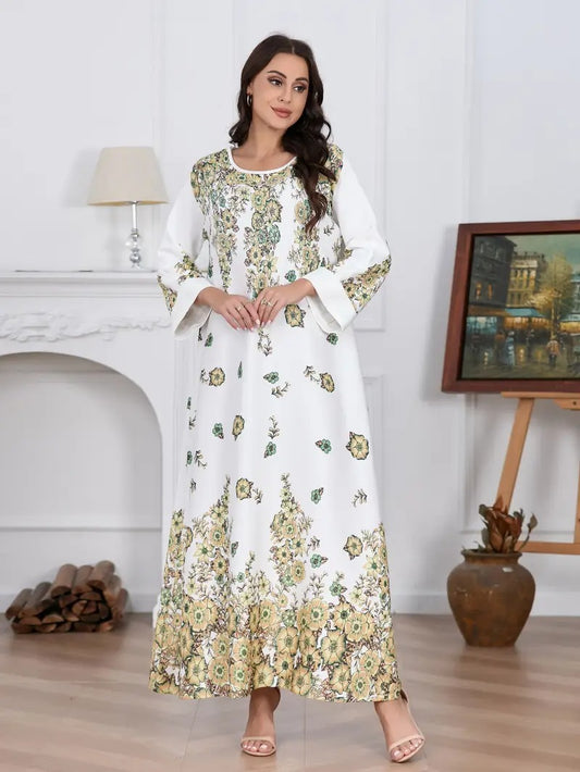 Robe Fleur Diamant Élégance