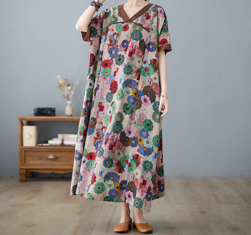 Robe Bohème Fleurie – Légèreté & Élégance Naturelle